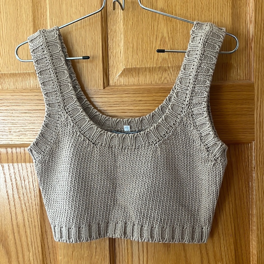 Prada knit cropped bra / tank size 40